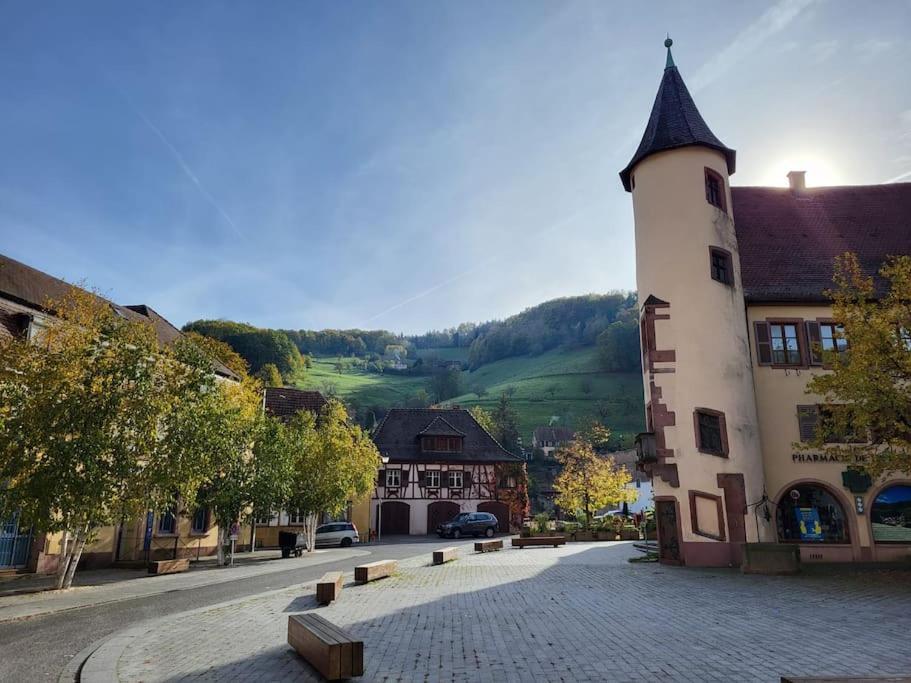 Ferienwohnung Au Coeur Du Val D'Argent Duplex Atypique A Sainte-Marie-Aux-Mines Exterior foto